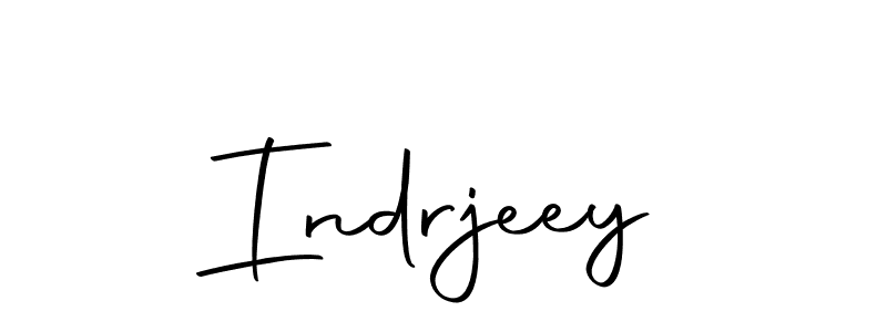 You should practise on your own different ways (Autography-DOLnW) to write your name (Indrjeey) in signature. don't let someone else do it for you. Indrjeey signature style 10 images and pictures png