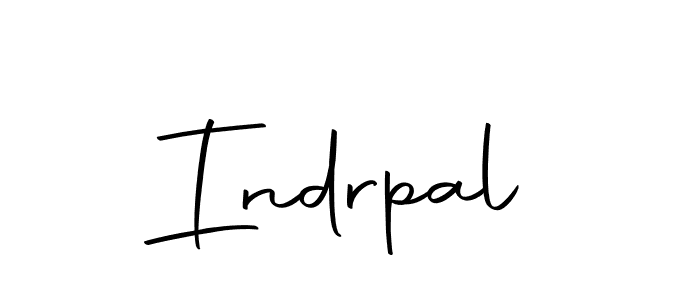 How to make Indrpal name signature. Use Autography-DOLnW style for creating short signs online. This is the latest handwritten sign. Indrpal signature style 10 images and pictures png