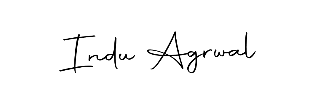 The best way (Autography-DOLnW) to make a short signature is to pick only two or three words in your name. The name Indu Agrwal include a total of six letters. For converting this name. Indu Agrwal signature style 10 images and pictures png