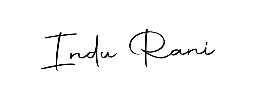Indu Rani stylish signature style. Best Handwritten Sign (Autography-DOLnW) for my name. Handwritten Signature Collection Ideas for my name Indu Rani. Indu Rani signature style 10 images and pictures png