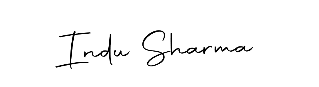 Also we have Indu Sharma name is the best signature style. Create professional handwritten signature collection using Autography-DOLnW autograph style. Indu Sharma signature style 10 images and pictures png