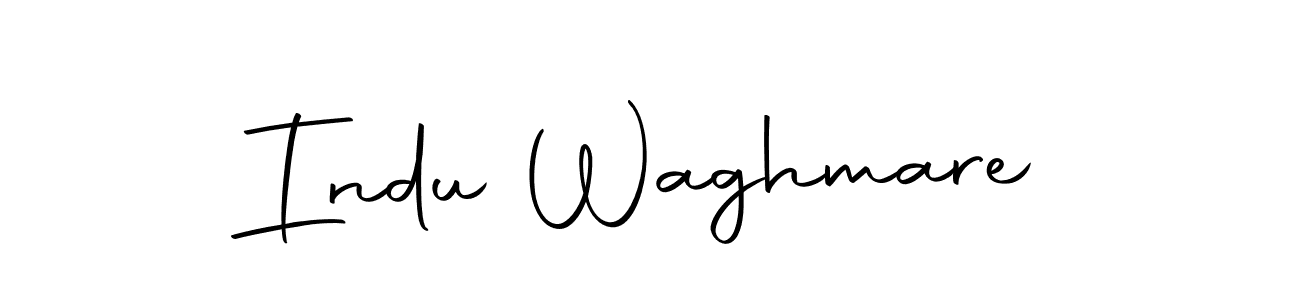 Indu Waghmare stylish signature style. Best Handwritten Sign (Autography-DOLnW) for my name. Handwritten Signature Collection Ideas for my name Indu Waghmare. Indu Waghmare signature style 10 images and pictures png