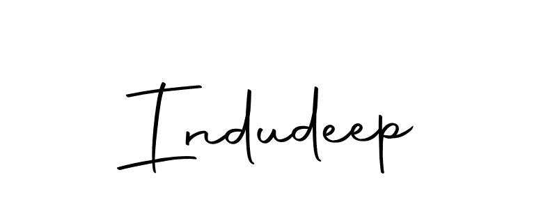 How to make Indudeep name signature. Use Autography-DOLnW style for creating short signs online. This is the latest handwritten sign. Indudeep signature style 10 images and pictures png