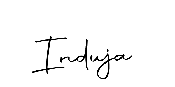 Also we have Induja name is the best signature style. Create professional handwritten signature collection using Autography-DOLnW autograph style. Induja signature style 10 images and pictures png