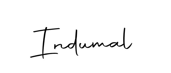 Make a beautiful signature design for name Indumal. With this signature (Autography-DOLnW) style, you can create a handwritten signature for free. Indumal signature style 10 images and pictures png