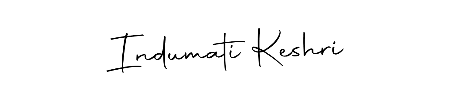 Make a short Indumati Keshri signature style. Manage your documents anywhere anytime using Autography-DOLnW. Create and add eSignatures, submit forms, share and send files easily. Indumati Keshri signature style 10 images and pictures png