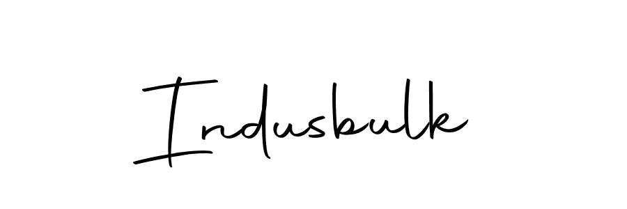 Make a beautiful signature design for name Indusbulk. With this signature (Autography-DOLnW) style, you can create a handwritten signature for free. Indusbulk signature style 10 images and pictures png