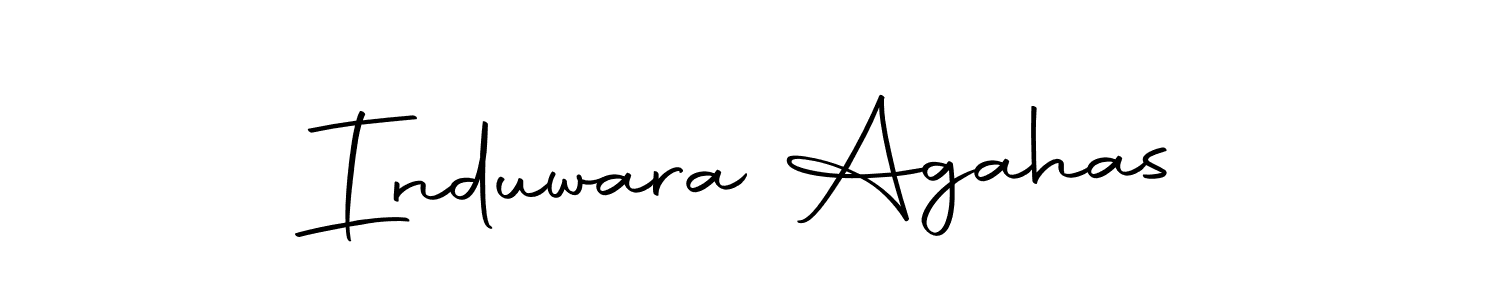 Create a beautiful signature design for name Induwara Agahas. With this signature (Autography-DOLnW) fonts, you can make a handwritten signature for free. Induwara Agahas signature style 10 images and pictures png