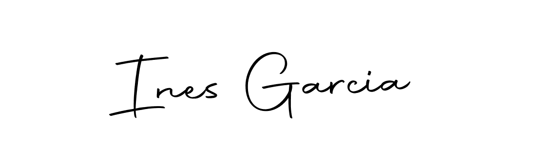 Use a signature maker to create a handwritten signature online. With this signature software, you can design (Autography-DOLnW) your own signature for name Ines Garcia. Ines Garcia signature style 10 images and pictures png