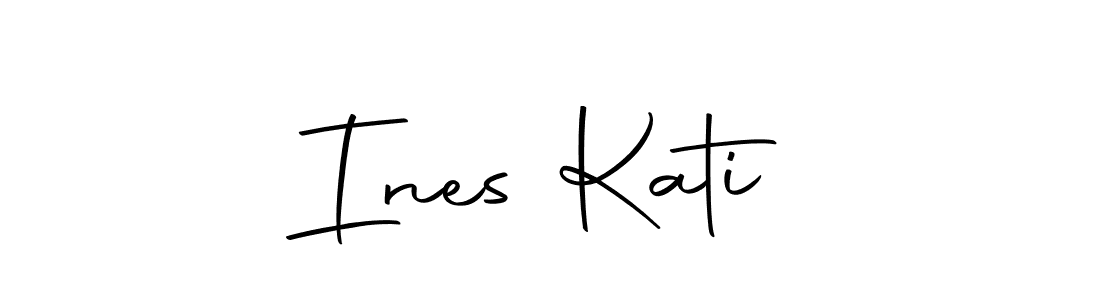 Ines Katić stylish signature style. Best Handwritten Sign (Autography-DOLnW) for my name. Handwritten Signature Collection Ideas for my name Ines Katić. Ines Katić signature style 10 images and pictures png