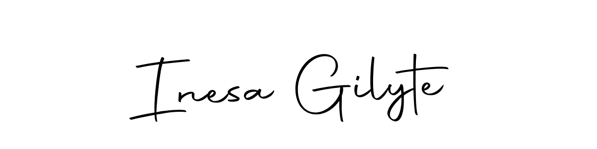 Autography-DOLnW is a professional signature style that is perfect for those who want to add a touch of class to their signature. It is also a great choice for those who want to make their signature more unique. Get Inesa Gilyte name to fancy signature for free. Inesa Gilyte signature style 10 images and pictures png
