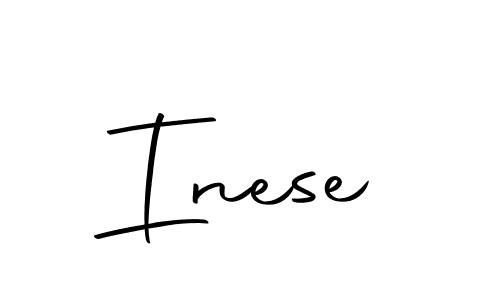 Create a beautiful signature design for name Inese. With this signature (Autography-DOLnW) fonts, you can make a handwritten signature for free. Inese signature style 10 images and pictures png