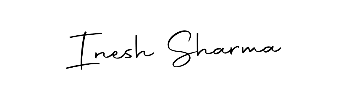 Also we have Inesh Sharma name is the best signature style. Create professional handwritten signature collection using Autography-DOLnW autograph style. Inesh Sharma signature style 10 images and pictures png