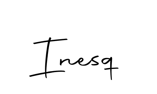 Also You can easily find your signature by using the search form. We will create Inesq name handwritten signature images for you free of cost using Autography-DOLnW sign style. Inesq signature style 10 images and pictures png