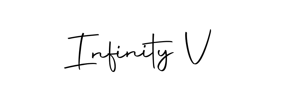 You should practise on your own different ways (Autography-DOLnW) to write your name (Infinity V) in signature. don't let someone else do it for you. Infinity V signature style 10 images and pictures png
