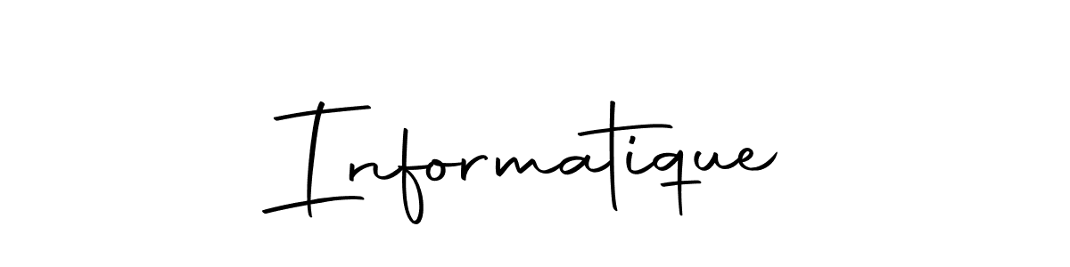 The best way (Autography-DOLnW) to make a short signature is to pick only two or three words in your name. The name Informatique include a total of six letters. For converting this name. Informatique signature style 10 images and pictures png