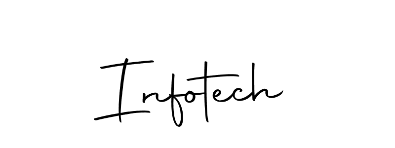 Make a beautiful signature design for name Infotech. Use this online signature maker to create a handwritten signature for free. Infotech signature style 10 images and pictures png