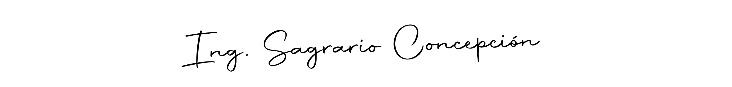 See photos of Ing. Sagrario Concepción official signature by Spectra . Check more albums & portfolios. Read reviews & check more about Autography-DOLnW font. Ing. Sagrario Concepción signature style 10 images and pictures png