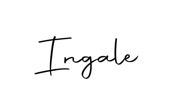 You should practise on your own different ways (Autography-DOLnW) to write your name (Ingale) in signature. don't let someone else do it for you. Ingale signature style 10 images and pictures png