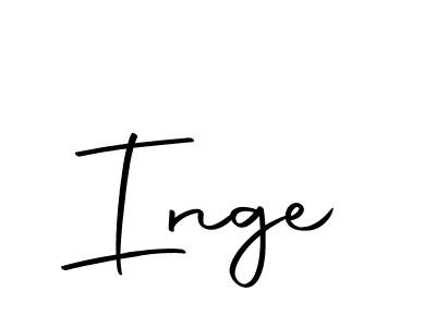 This is the best signature style for the Inge name. Also you like these signature font (Autography-DOLnW). Mix name signature. Inge signature style 10 images and pictures png