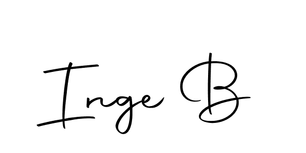 if you are searching for the best signature style for your name Inge B. so please give up your signature search. here we have designed multiple signature styles  using Autography-DOLnW. Inge B signature style 10 images and pictures png