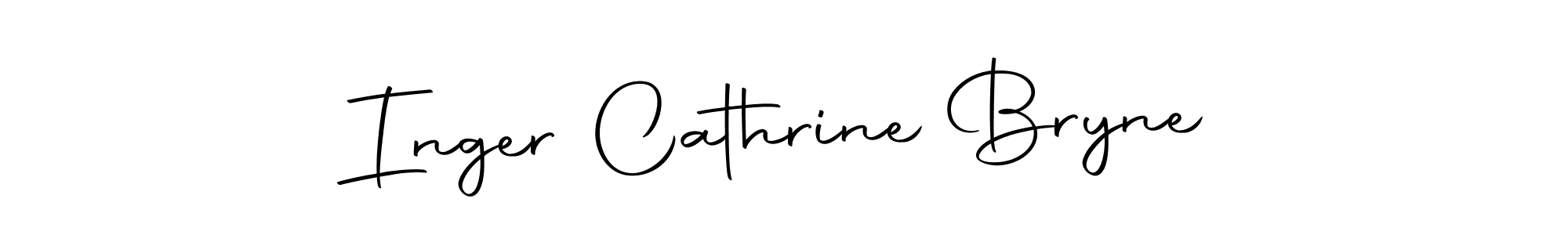 Also You can easily find your signature by using the search form. We will create Inger Cathrine Bryne name handwritten signature images for you free of cost using Autography-DOLnW sign style. Inger Cathrine Bryne signature style 10 images and pictures png