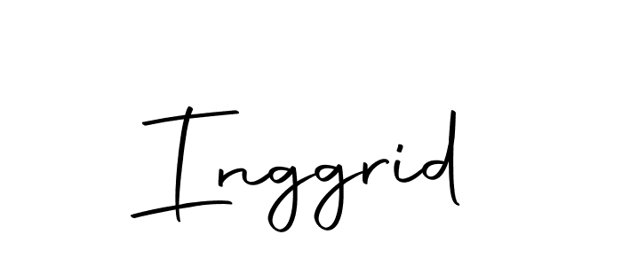 Use a signature maker to create a handwritten signature online. With this signature software, you can design (Autography-DOLnW) your own signature for name Inggrid. Inggrid signature style 10 images and pictures png