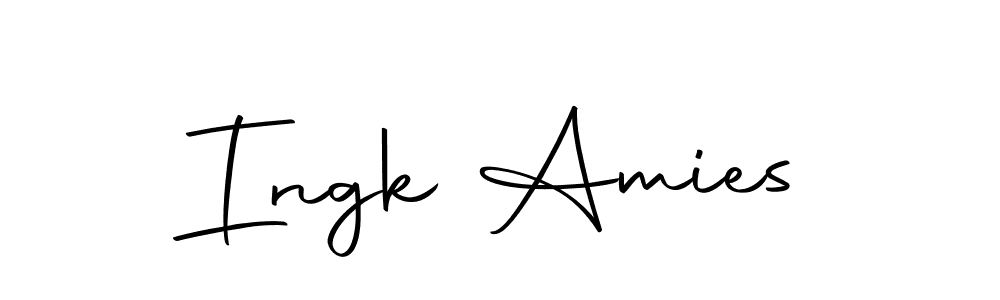 Similarly Autography-DOLnW is the best handwritten signature design. Signature creator online .You can use it as an online autograph creator for name Ingk Amies. Ingk Amies signature style 10 images and pictures png