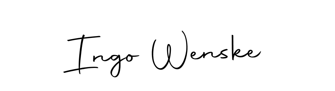 How to make Ingo Wenske name signature. Use Autography-DOLnW style for creating short signs online. This is the latest handwritten sign. Ingo Wenske signature style 10 images and pictures png