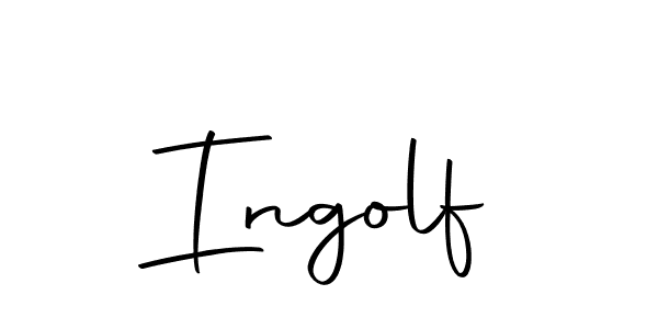 You should practise on your own different ways (Autography-DOLnW) to write your name (Ingolf) in signature. don't let someone else do it for you. Ingolf signature style 10 images and pictures png