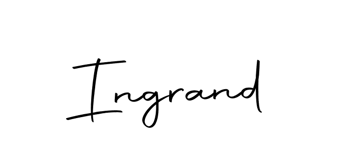 Design your own signature with our free online signature maker. With this signature software, you can create a handwritten (Autography-DOLnW) signature for name Ingrand. Ingrand signature style 10 images and pictures png