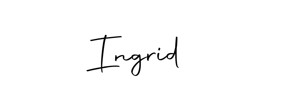 The best way (Autography-DOLnW) to make a short signature is to pick only two or three words in your name. The name Ingrid ♡ include a total of six letters. For converting this name. Ingrid ♡ signature style 10 images and pictures png