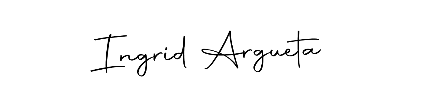 Make a short Ingrid Argueta signature style. Manage your documents anywhere anytime using Autography-DOLnW. Create and add eSignatures, submit forms, share and send files easily. Ingrid Argueta signature style 10 images and pictures png