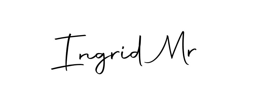 Make a beautiful signature design for name Ingrid Mr. With this signature (Autography-DOLnW) style, you can create a handwritten signature for free. Ingrid Mr signature style 10 images and pictures png