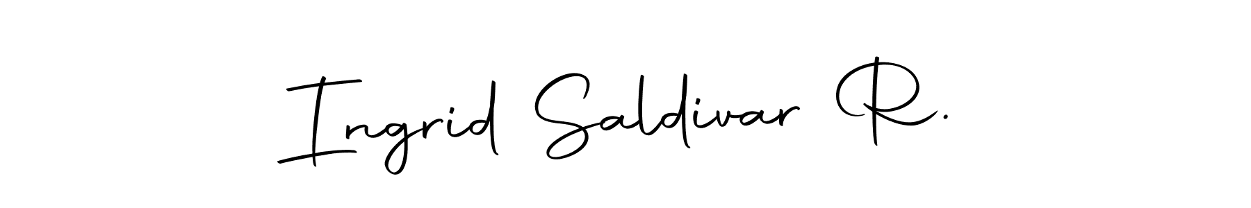 Autography-DOLnW is a professional signature style that is perfect for those who want to add a touch of class to their signature. It is also a great choice for those who want to make their signature more unique. Get Ingrid Saldivar R. name to fancy signature for free. Ingrid Saldivar R. signature style 10 images and pictures png