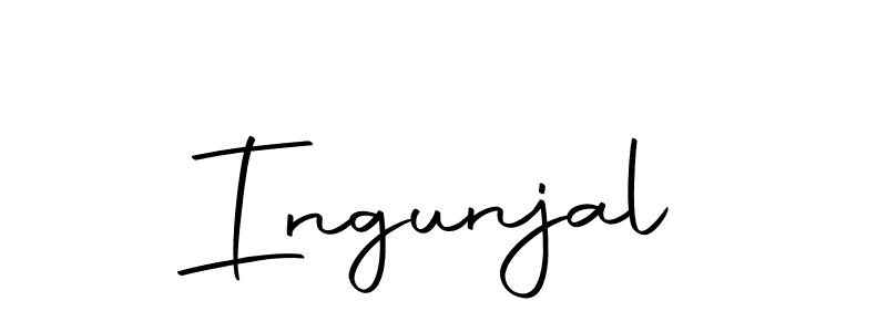 Make a beautiful signature design for name Ingunjal. With this signature (Autography-DOLnW) style, you can create a handwritten signature for free. Ingunjal signature style 10 images and pictures png