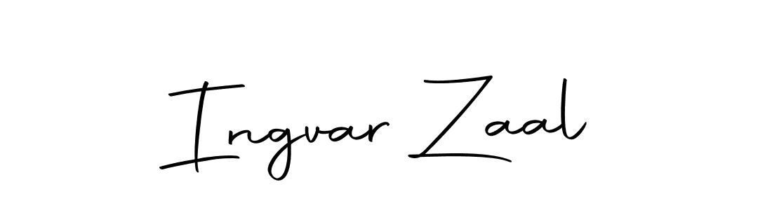 How to make Ingvar Zaal name signature. Use Autography-DOLnW style for creating short signs online. This is the latest handwritten sign. Ingvar Zaal signature style 10 images and pictures png