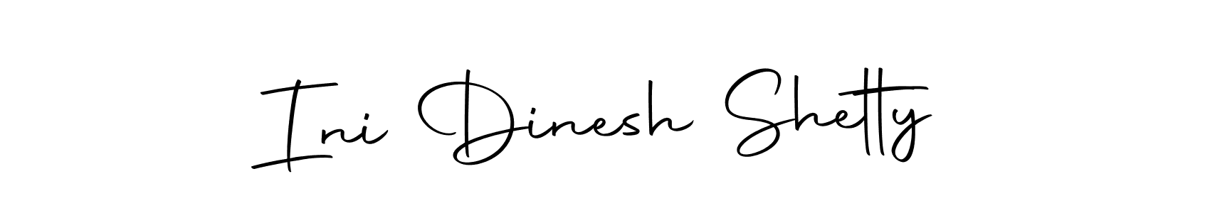 Make a beautiful signature design for name Ini Dinesh Shetty. With this signature (Autography-DOLnW) style, you can create a handwritten signature for free. Ini Dinesh Shetty signature style 10 images and pictures png
