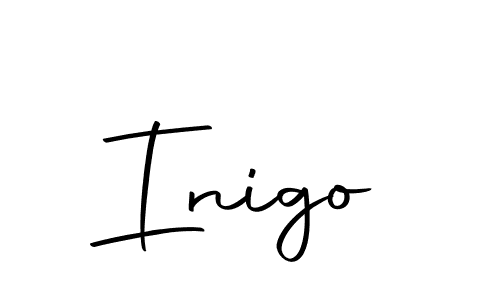 Create a beautiful signature design for name Inigo. With this signature (Autography-DOLnW) fonts, you can make a handwritten signature for free. Inigo signature style 10 images and pictures png