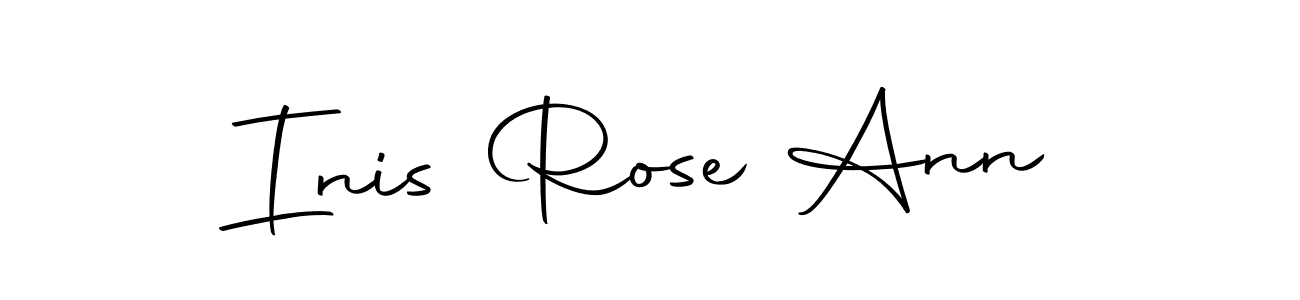Use a signature maker to create a handwritten signature online. With this signature software, you can design (Autography-DOLnW) your own signature for name Inis Rose Ann. Inis Rose Ann signature style 10 images and pictures png