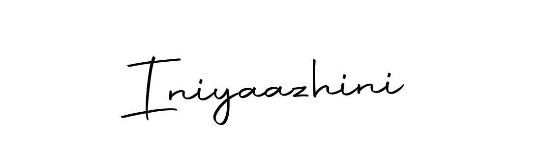 Create a beautiful signature design for name Iniyaazhini. With this signature (Autography-DOLnW) fonts, you can make a handwritten signature for free. Iniyaazhini signature style 10 images and pictures png