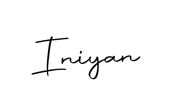 Use a signature maker to create a handwritten signature online. With this signature software, you can design (Autography-DOLnW) your own signature for name Iniyan. Iniyan signature style 10 images and pictures png