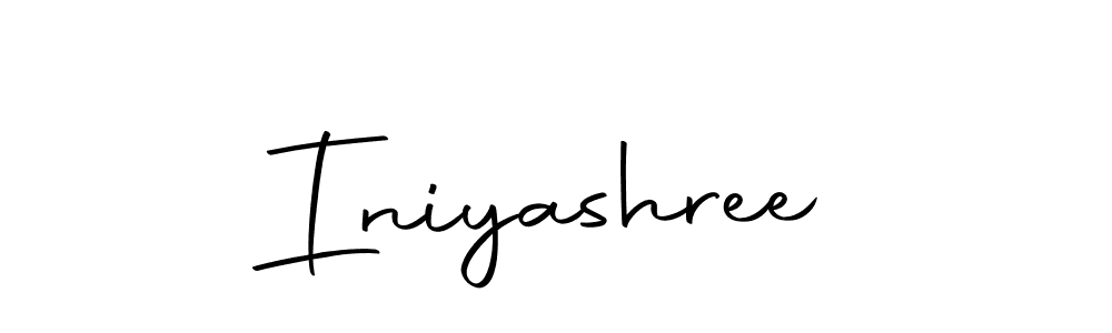 The best way (Autography-DOLnW) to make a short signature is to pick only two or three words in your name. The name Iniyashree include a total of six letters. For converting this name. Iniyashree signature style 10 images and pictures png