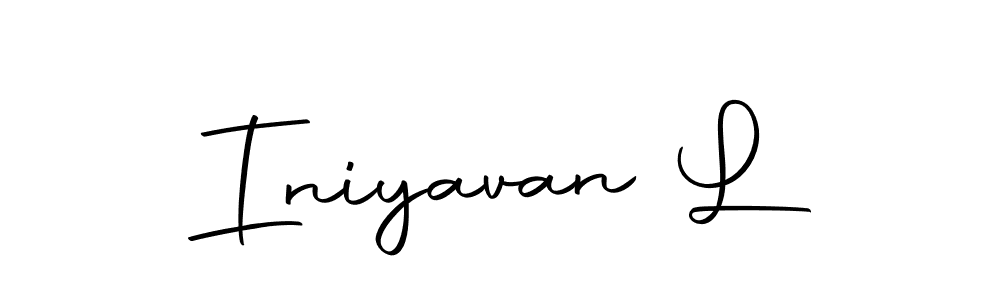 Similarly Autography-DOLnW is the best handwritten signature design. Signature creator online .You can use it as an online autograph creator for name Iniyavan L. Iniyavan L signature style 10 images and pictures png