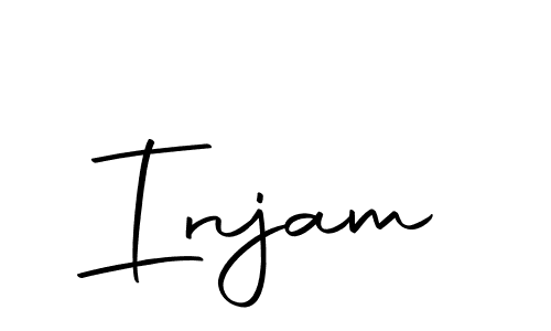 How to make Injam name signature. Use Autography-DOLnW style for creating short signs online. This is the latest handwritten sign. Injam signature style 10 images and pictures png