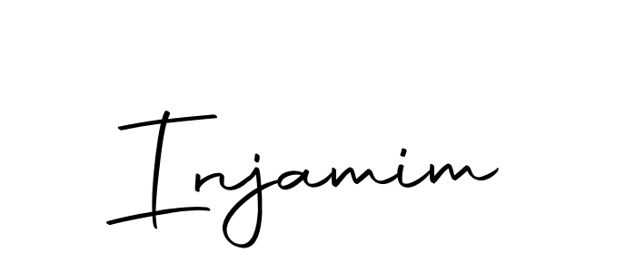 Injamim stylish signature style. Best Handwritten Sign (Autography-DOLnW) for my name. Handwritten Signature Collection Ideas for my name Injamim. Injamim signature style 10 images and pictures png