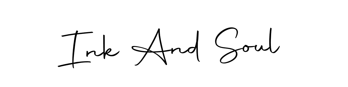 You should practise on your own different ways (Autography-DOLnW) to write your name (Ink And Soul) in signature. don't let someone else do it for you. Ink And Soul signature style 10 images and pictures png