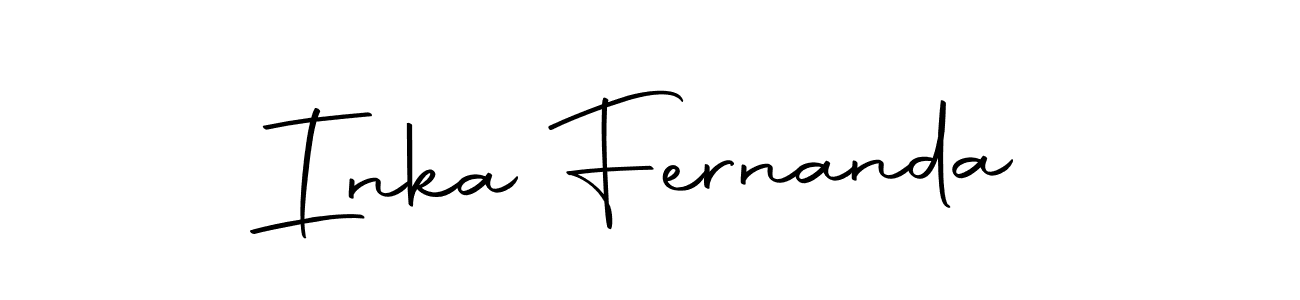 if you are searching for the best signature style for your name Inka Fernanda. so please give up your signature search. here we have designed multiple signature styles  using Autography-DOLnW. Inka Fernanda signature style 10 images and pictures png