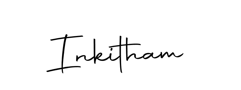 Design your own signature with our free online signature maker. With this signature software, you can create a handwritten (Autography-DOLnW) signature for name Inkitham. Inkitham signature style 10 images and pictures png