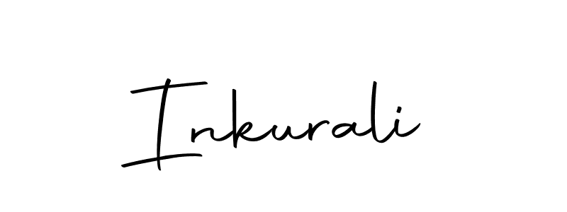 Design your own signature with our free online signature maker. With this signature software, you can create a handwritten (Autography-DOLnW) signature for name Inkurali. Inkurali signature style 10 images and pictures png